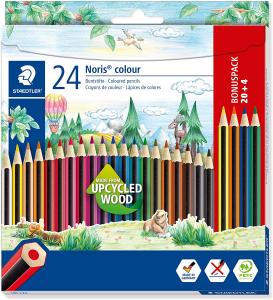 Spalvoti pieštukai STAEDTLER Noris Colour, 24 vnt.