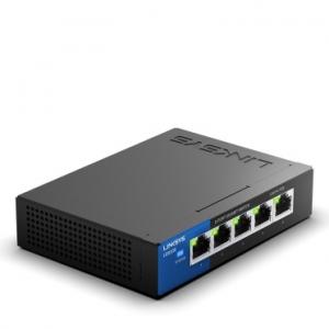 Tinklo šakotuvas Linksys Switch LGS105 Unmanaged, Desktop, 1 Gbps (RJ-45), 5 ports 5, external power external power supply                   