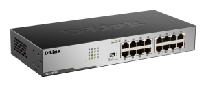 Tinklo šakotuvas D-Link Switch DGS-1016D Unmanaged,Desktop,1 Gbps (RJ-45) ports quantity 16,Power su type Internal