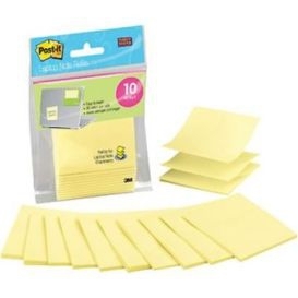 *Lipnūs lapeliai Post-it Z-Notes, 76 x 76 mm, 10 x 20 lapelių, nešiojamam kompiuteriui