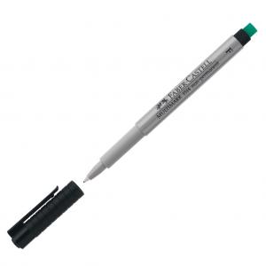 Rašiklis nepermanentinis Faber-Castell MULTIMARK F, 0,6mm, su trintuku, juodos spalvos
