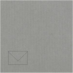 Dekoratyvinis vokas Paper Poetry C7, 110x75mm, 100g, pilkos spalvos, 1vnt