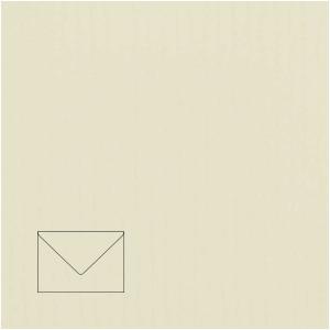 Dekoratyvinis vokas Paper Poetry C7, 110x75mm, 100g, kreminės spalvos, 1vnt