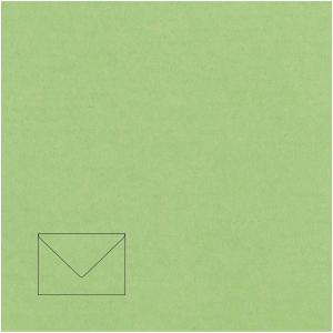 Dekoratyvinis vokas Paper Poetry C7, 110x75mm, 100g, salotinės spalvos, 1vnt