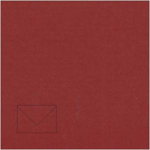 Dekoratyvinis vokas Artoz C7, 110x75mm, 100g, raudonos spalvos, 1vnt