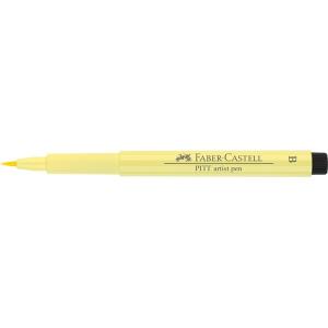 *Rašiklis piešimui Faber-Castell Pitt, teptukinis, kreminės spalvos