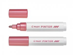 Dekoratyvinis žymeklis Pilot Pintor, 1,4mm, metalikos rožinės spalvos