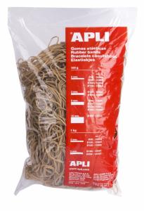 Kanceliarinės gumelės Apli, 80mmx2, 1kg
