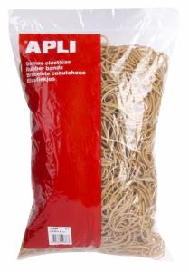 Gumelės Apli, 120x2mm, 1kg, natūralios spalvos
