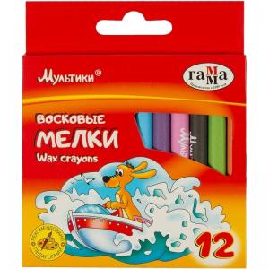 *Vaškinės kreidelės Gamma Multikad, 12 spalvų