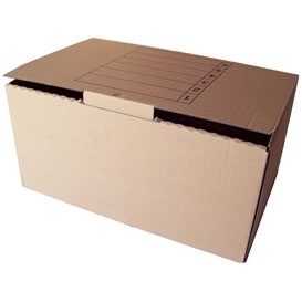 Archyvinė dėžė, 550x350x265mm, rudos spalvos