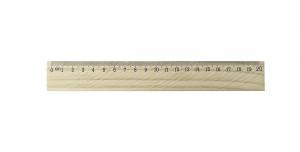 Medinė liniuotė 20cm