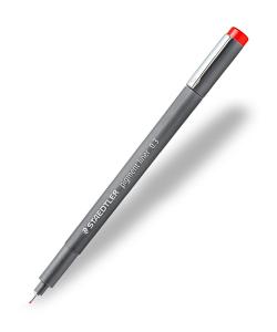 Braižiklis STAEDTLER Pigment Liner, 0,3 mm, raudonos sp.