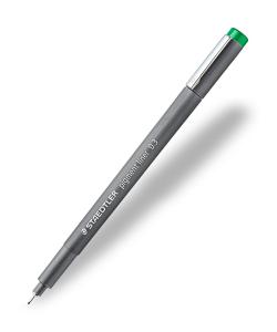 Braižiklis STAEDTLER Pigment Liner, 0,3 mm, žalios sp.