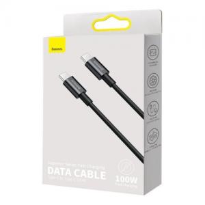 Baseus Superior serijos greitojo įkrovimo duomenų perdavimo kabelis iš USB į C tipo 66W 2 m juodas
