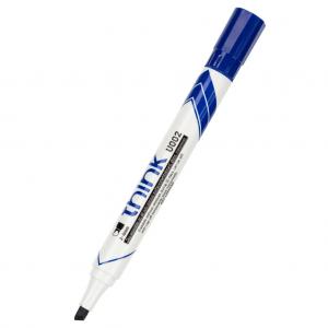 Žymeklis baltai lentai Deli U00220 mėlynos spalvos, kirstu galiuku 2-5 mm
