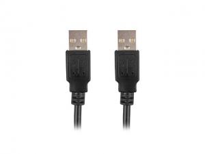 Lanberg kabelis USB-A M/M 2.0 1.0 m black