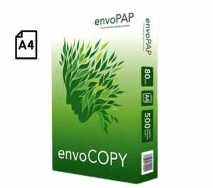 Biuro popierius ekologiškas envoCOPY  A4, 80g, 500 lapų