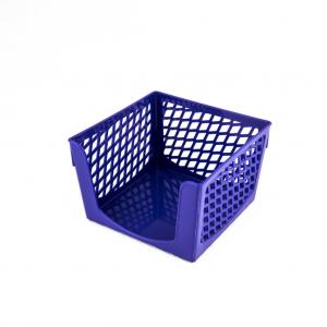 Dėklas užrašų lapeliams College 9x9x7cm, violetinės spalvos