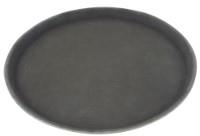 Barmeno padėklas, neslystantis, juodas, D 27 cm, 1 vnt