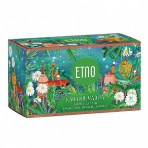 Žolelių arbata ETNO Kanapių magija 40g, 20x1,5g