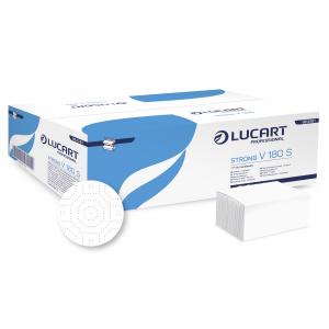 Servetėlės Lucart Strong V, 2 sluoksniai, baltos spalvos, 180 lapelių