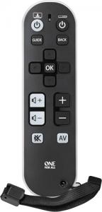 Ecost Prekė po grąžinimo Vienas visiems Zapper Basic Universal Remote URC 6810, URC6810 (Universal R