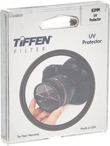Ecost Prekė po grąžinimo Tiffen 82UVP 82 mm UV apsauginis filtras, juodas