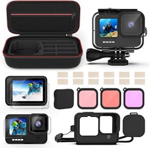 Ecost Prekė po grąžinimo Povandeninis vandeniui atsparus korpusas, suderinamas su GoPro Hero10/9, į