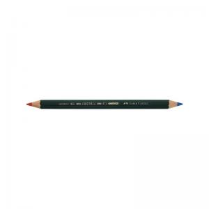 Spalvotas pieštukas Faber-Castell Castell Color 873, dvipusis, raudonas/mėlynas