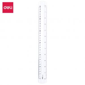Liniuotė DELI 30cm skaidri