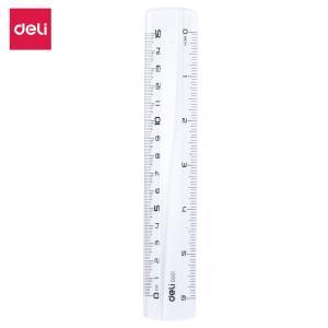Liniuotė DELI 15cm skaidri