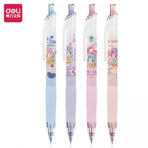 *Automatinis pieštukas DELI How Nice 0.5mm, įvairių spalvų