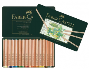 Spalvoti pieštukai Faber-Castell PITT Pastel , 36 spalvos, metalinėje dėžutėje