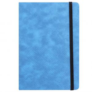 Užrašų knygelė DELI EN124G A5 96 lapai 5x5, kieti viršeliai, mėlynos spalvos