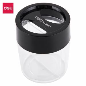 Dėžutė sąvažėlėms DELI E9881 magnetinė, 2 dalių juodos spalvos
