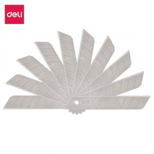 Geležtės kanceliariniam peiliukui DELI 18mm SK5 , 10 vnt/pak
