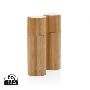 Ukiyo bamboo salt and pepper mill set