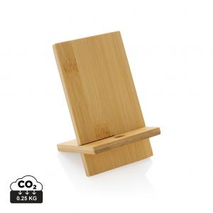 Bamboo phone stand in kraft box