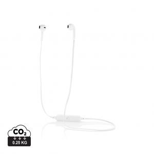 Wireless earbuds in pouch