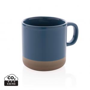 Glazed ceramic mug 360ml.