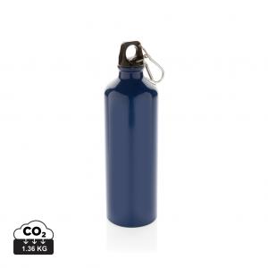 XL aluminium waterbottle with carabiner