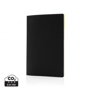 Softcover PU notebook with coloured edge