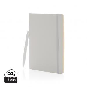 Antimicrobial A5 softcover notebook and pen set