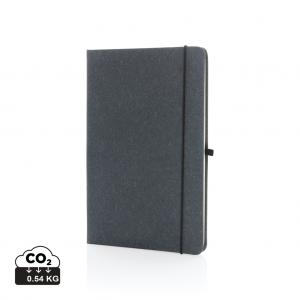 Recycled leather hardcover notebook A5