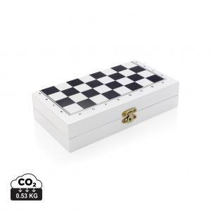 Deluxe 3-in-1 board game in wooden box