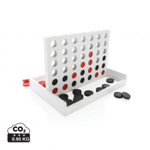 Connect four wooden game