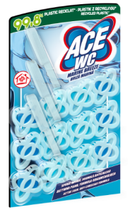 WC tualeto gaiviklis-valiklis ACE, Marine Breeze, 3 vnt x 48 g