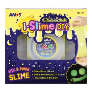 Kūrybinis Slime masės gaminimo rinkinys Amos iSlime Glow in the Dark