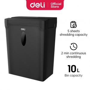 Dokumentų naikiklis DELI T014,  P4,  5 lapai, 10l